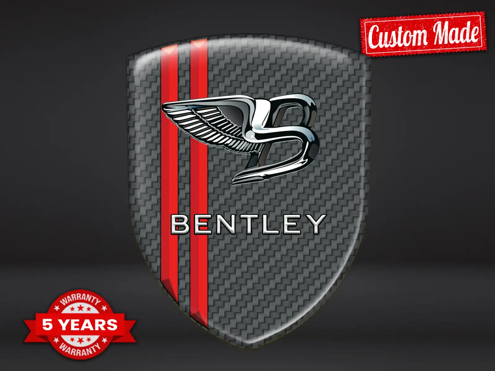 Bentley Badge Auto su Misura Moderni Max Pro Durevoli